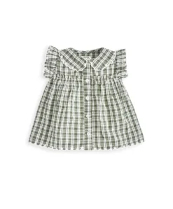 Gingham Print Outfit Set