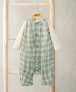 Gingham Romper & Bodysuit