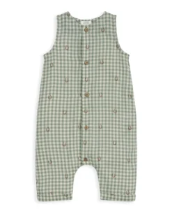 Gingham Romper & Bodysuit