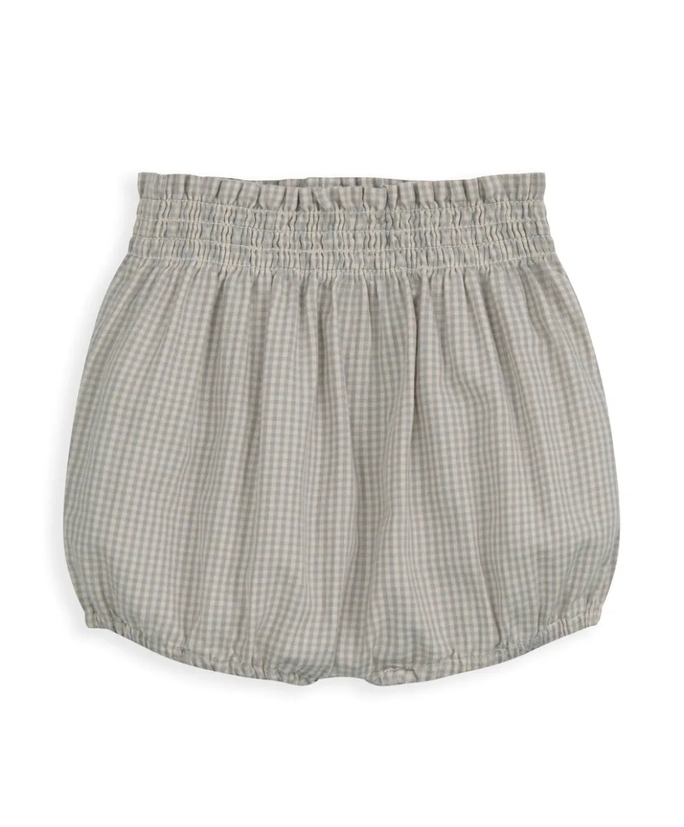 Gingham Top & Shorts Outfit Set