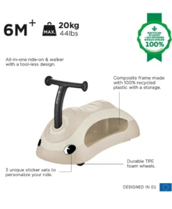 Globber Baby Walker 2in1 Ecologic - Coco