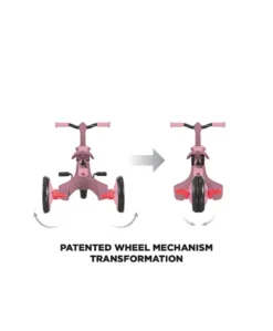 Globber Explorer Trike Eco 4 in 1 – Berry