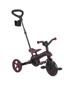 Globber Explorer Trike Foldable 4in1 - Burgundy