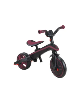 Globber Explorer Trike Foldable 4in1 - Burgundy