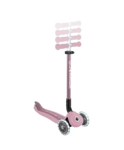 Globber Go Up Active Lights Eco - Berry