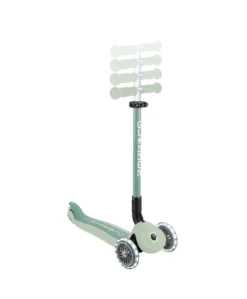 Globber Go Up Active Lights Eco – Pistachio