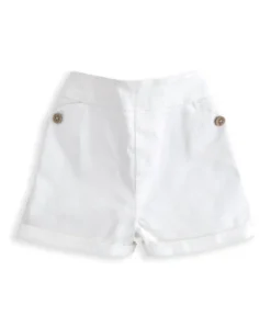 Grandad Collar Shirt & Shorts Set (2 Pieces)