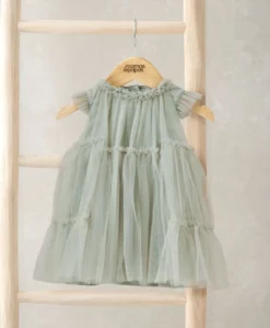 Green Mesh Dress