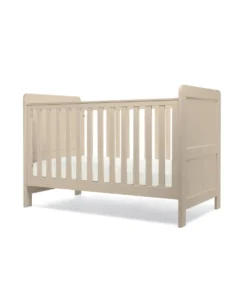 Hampden Cotbed & Essential Airflow Pocket Spring Cotbed Mattress Bundle - Cashmere