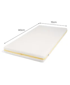 Hampden Cotbed & Essential Airflow Pocket Spring Cotbed Mattress Bundle - Cashmere
