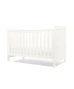 Hampden Cotbed & Luxury Hybrid Twin Cotbed Mattress Bundle - White