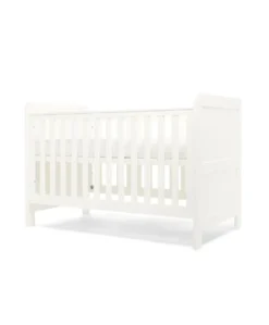 Hampden Cotbed & Luxury Hybrid Twin Cotbed Mattress Bundle - White