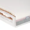 Hampden Cotbed & Luxury Hybrid Twin Cotbed Mattress Bundle - Cashmere