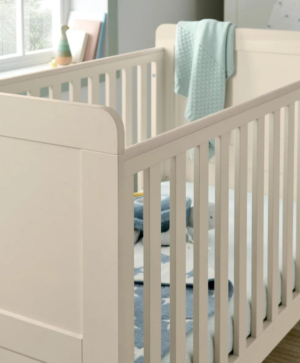 Hampden Cotbed & Luxury Hybrid Twin Cotbed Mattress Bundle - Cashmere