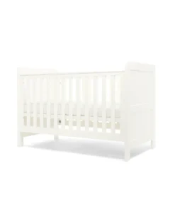 Hampden Cotbed & Premium Pocket Spring Cotbed Mattress Bundle - White