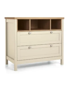Harwell Nursery Bundle with Lua Bedside Crib (6 Piece) – Cashmere