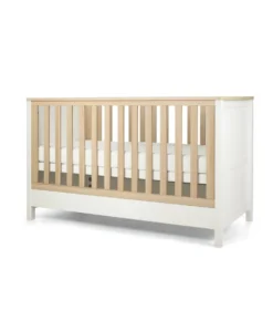 Harwell Nursery Bundle with Lua Bedside Crib (6 Piece) – White