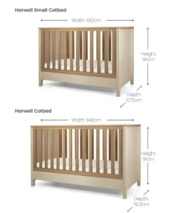 Harwell Small Cotbed - Cashmere