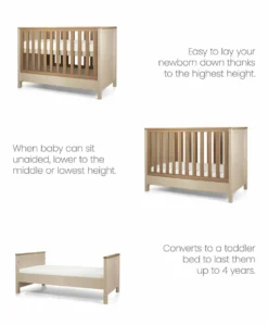 Harwell Small Cotbed - Cashmere