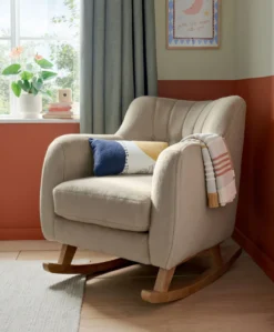 Hilson Nursing Chair - Almond Sherpa