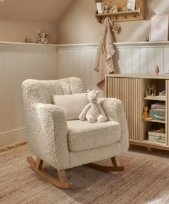 Hilston Nursing Chair - Biscuit Teddy