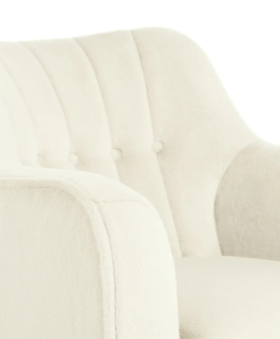 Hilston Nursing Chair - Feather Sherpa