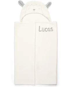 Hooded Baby Towel - Lamb