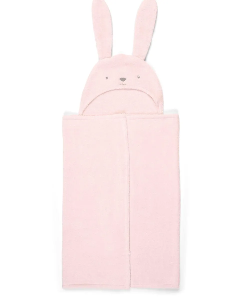 Hooded Baby Towel - Pink Bunny
