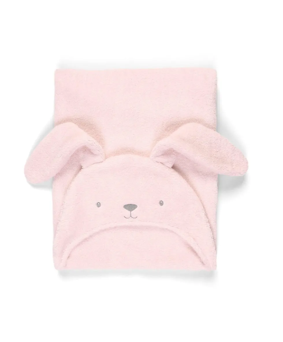 Hooded Baby Towel - Pink Bunny