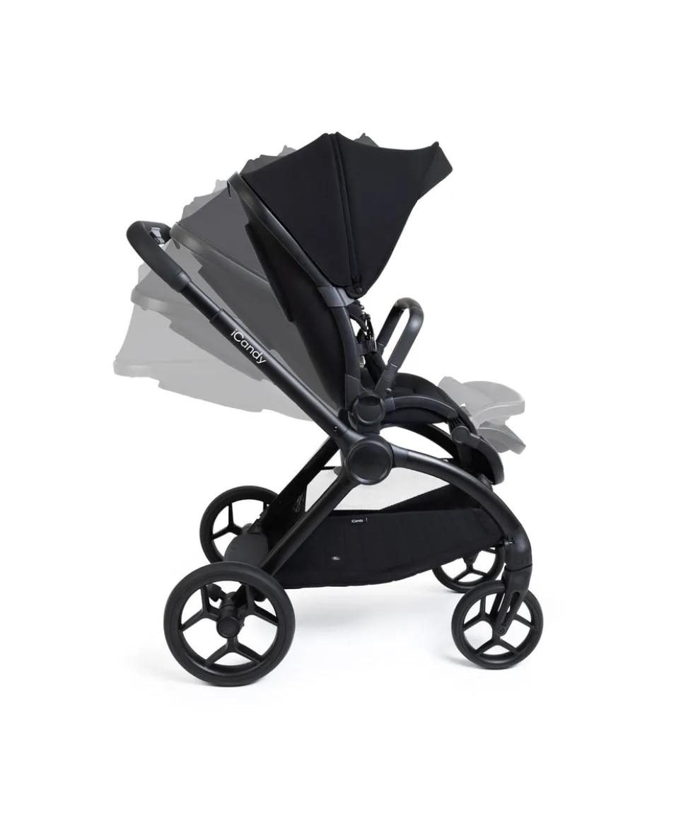 iCandy Core 2 Complete Travel Bundle with Cocoon 360 Car Seat - Black