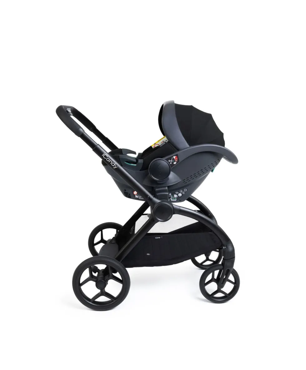 iCandy Core 2 Complete Travel Bundle with Cocoon 360 Car Seat - Black