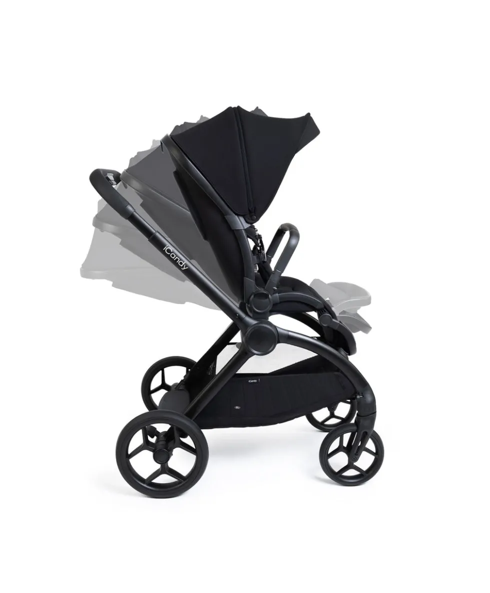 iCandy Core 2 Complete Travel Bundle with Cocoon 360 Car Seat - Black
