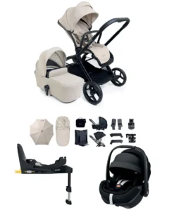 iCandy Core 2 Pushchair Bundle With Maxi-Cosi Pebble 360 Pro Car Seat & Base - Sandstone