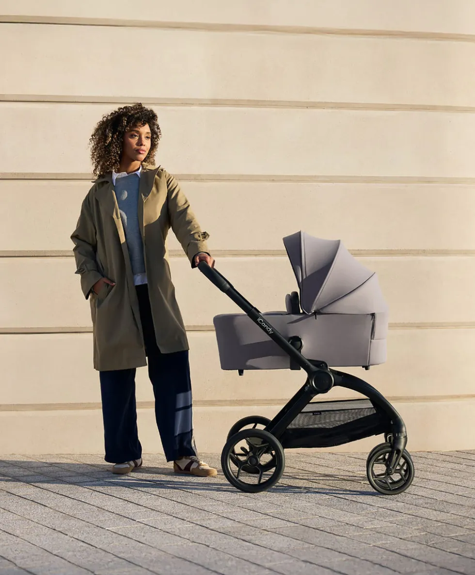 iCandy Core 2 Pushchair Bundle With Cybex Cloud T+ Car Seat & Base - Storm Grey
