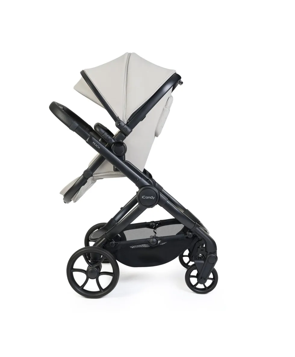 iCandy Peach 8 Complete Bundle with Cocoon 360 Car Seat - Taupe