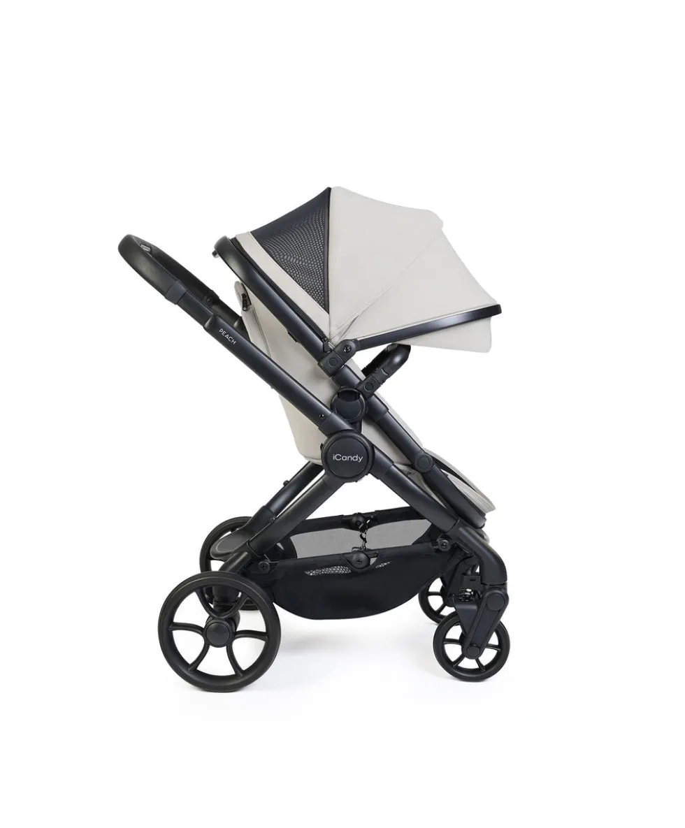 iCandy Peach 8 Complete Bundle with Cocoon 360 Car Seat - Taupe
