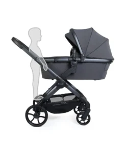 iCandy Peach 8 Complete Bundle with Cybex Cloud T i-Size Rotating Baby Car Seat - Grey