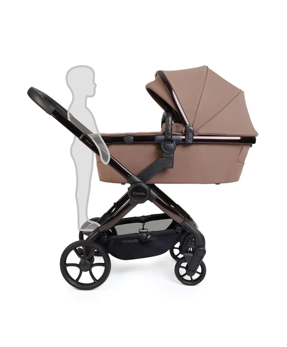 iCandy Peach 8 Complete Bundle with Maxi-Cosi Pebble 360 Pro2 Car Seat - Coco