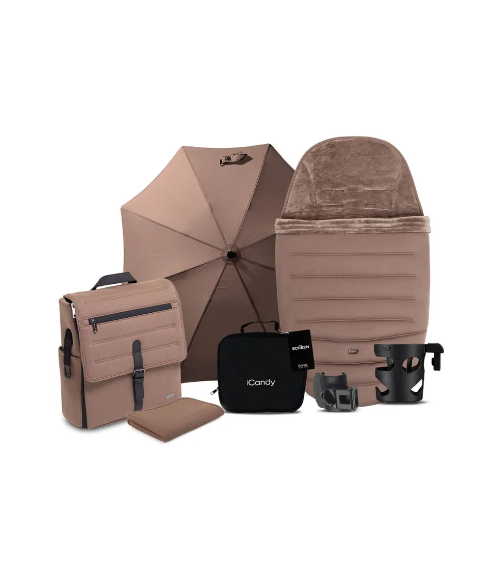 iCandy Peach 8 Complete Bundle with Maxi-Cosi Pebble 360 Pro2 Car Seat - Coco
