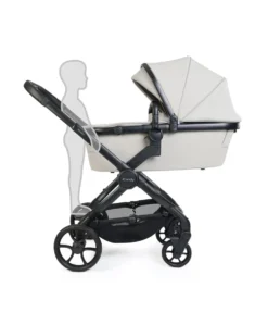 iCandy Peach 8 Complete Bundle with Cybex Cloud T i-Size Rotating Baby Car Seat - Taupe