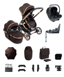 iCandy Peach 8 Complete Bundle with Cocoon 360 Car Seat - Pecan