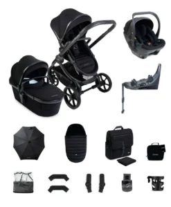 iCandy Peach 8 Complete Bundle with Cocoon 360 Car Seat - Black