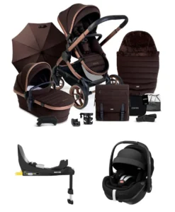 iCandy Peach 7 Complete Pushchair Bundle with Maxi-Cosi Pebble 360 Pro² Car Seat - Pecan