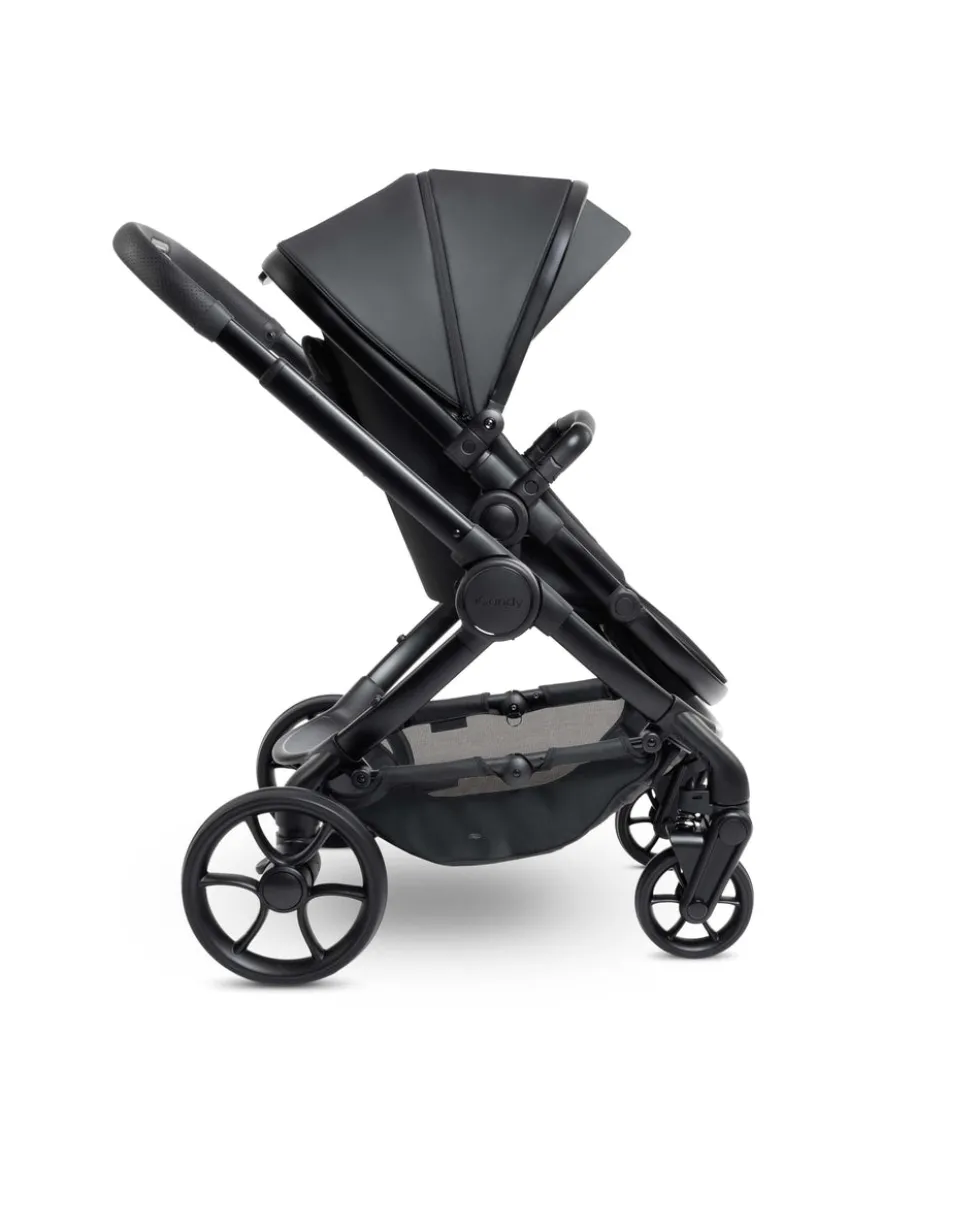 iCandy Peach 7 STUDIO Complete Bundle and Maxi-Cosi Pebble 360 Pro² Car Seat & Base - Black