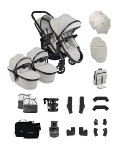 iCandy Peach 8 Twin Complete Bundle - Taupe
