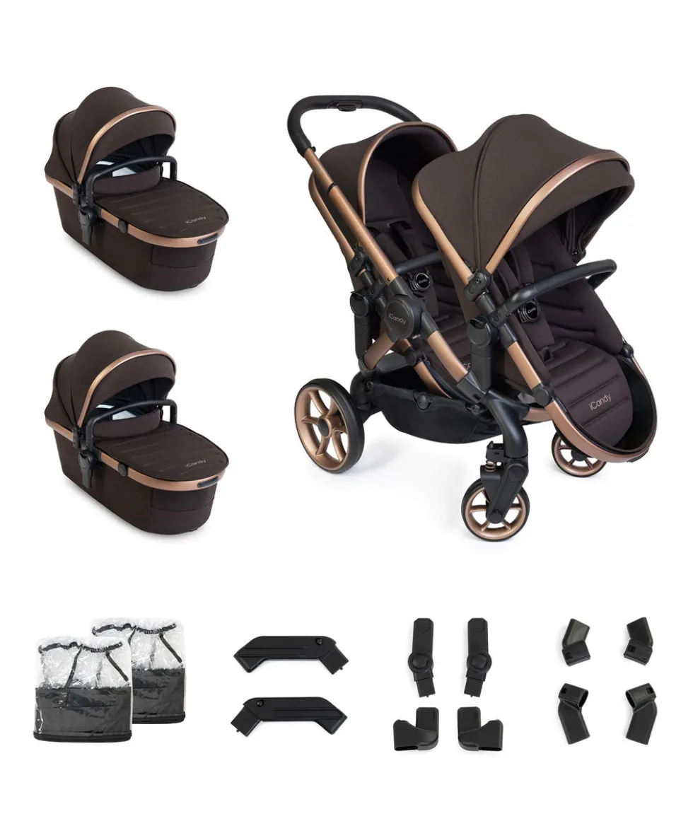 iCandy Peach 8 Twin Complete Bundle - Pecan