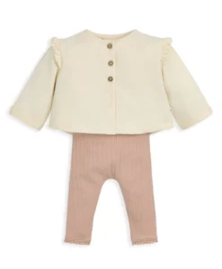 Jersey Jacket, Leggings & Daisy Bodysuit
