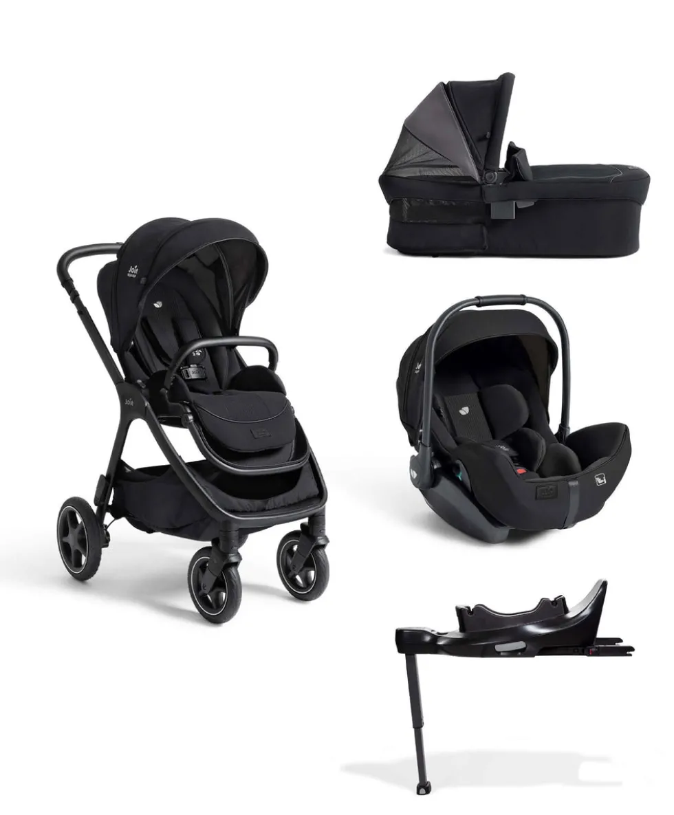 Joie finiti™ 4in1 Signature Pushchair Bundle with Joie Signature I-Level PRO Car Seat (4 pieces) - Eclipse