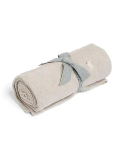 Knitted Blanket - Bunny Grey