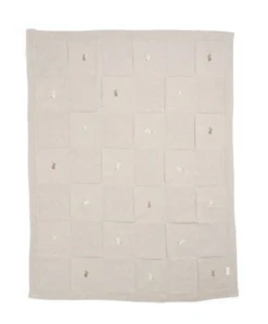 Knitted Blanket - Bunny Grey